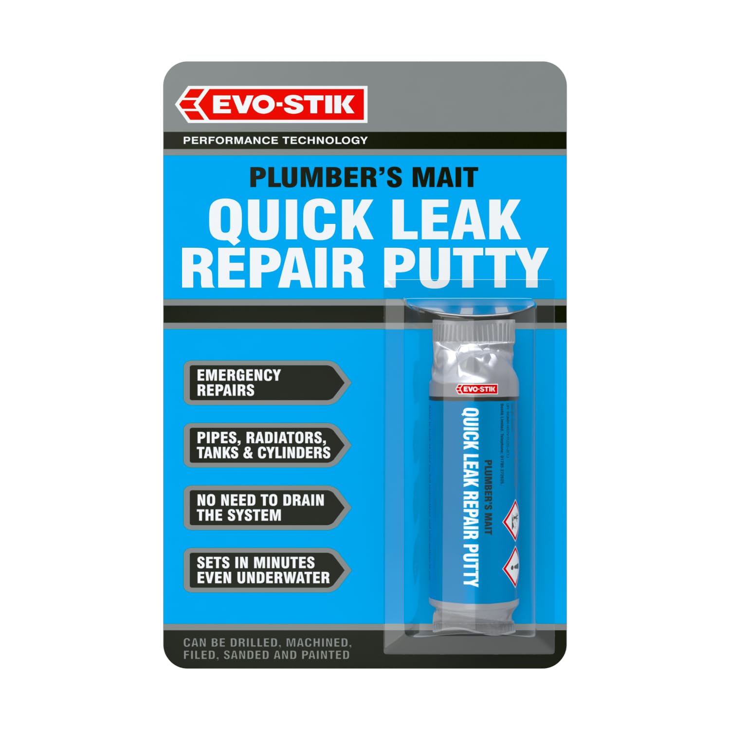 Evo-StikPlumber's Mait Quick Leak Repair Putty: The Instant, Waterproof Solution for Emergency Plumbing Repairs