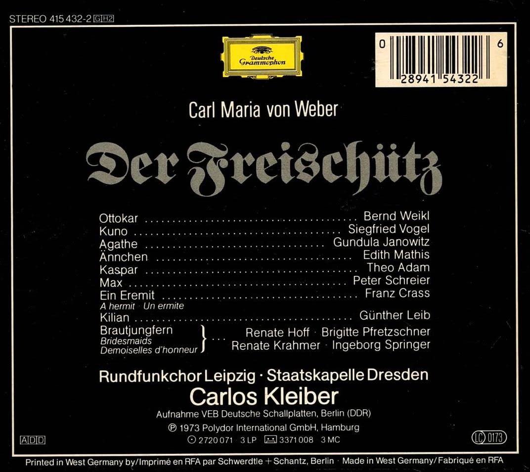 Der Freischütz (Ga)
