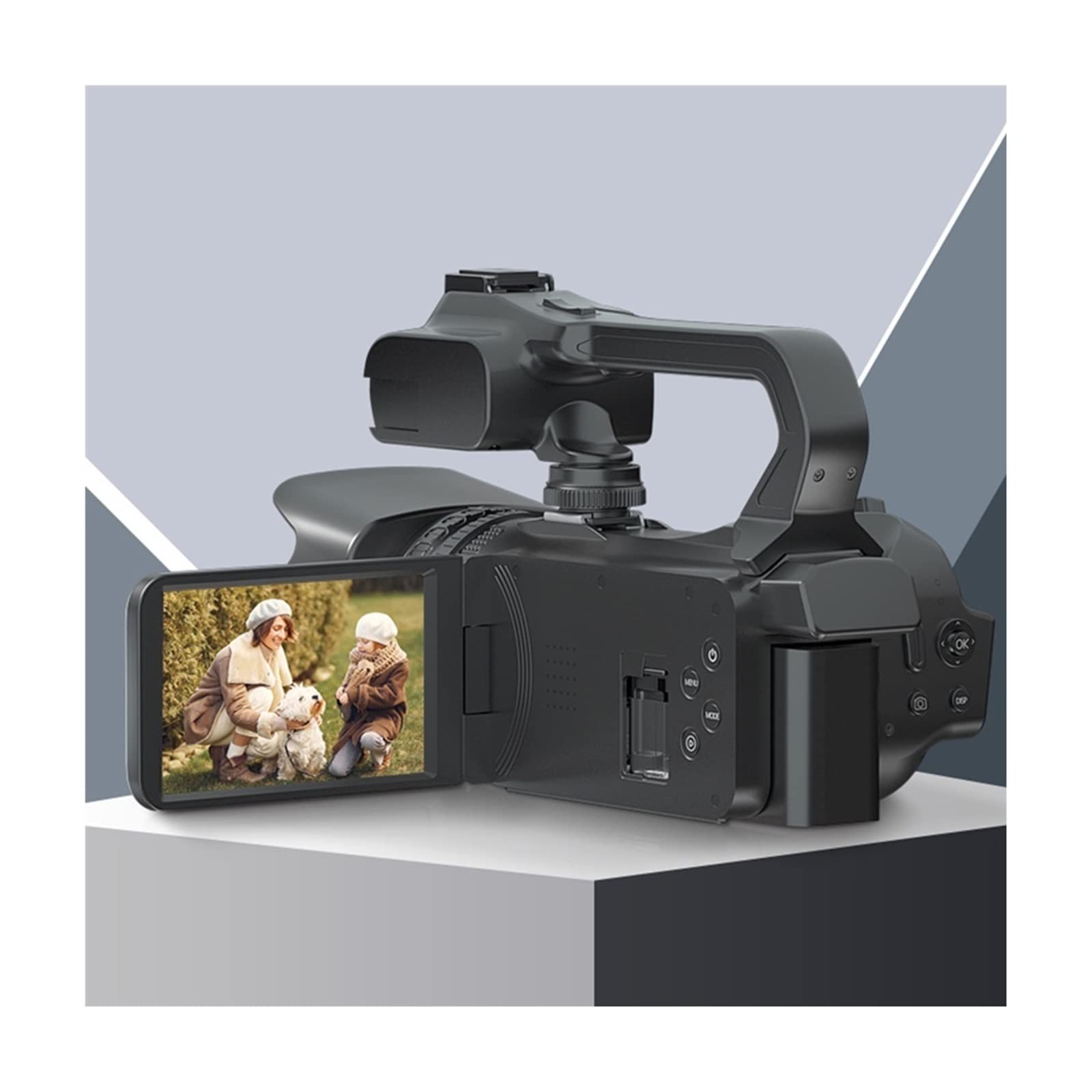 Fotocamera digitale, Fotocamere per la fotografia, Videocamere digitali da 64 MP Videocamera professionale Full 4K Vlog Streaming Webcam Messa a fuoco automatica Videoregistratore Fotografia Portatile