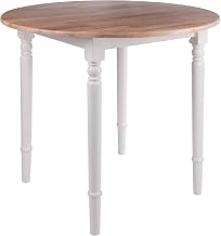 Winsome Sorella Dining Table, Natural/White