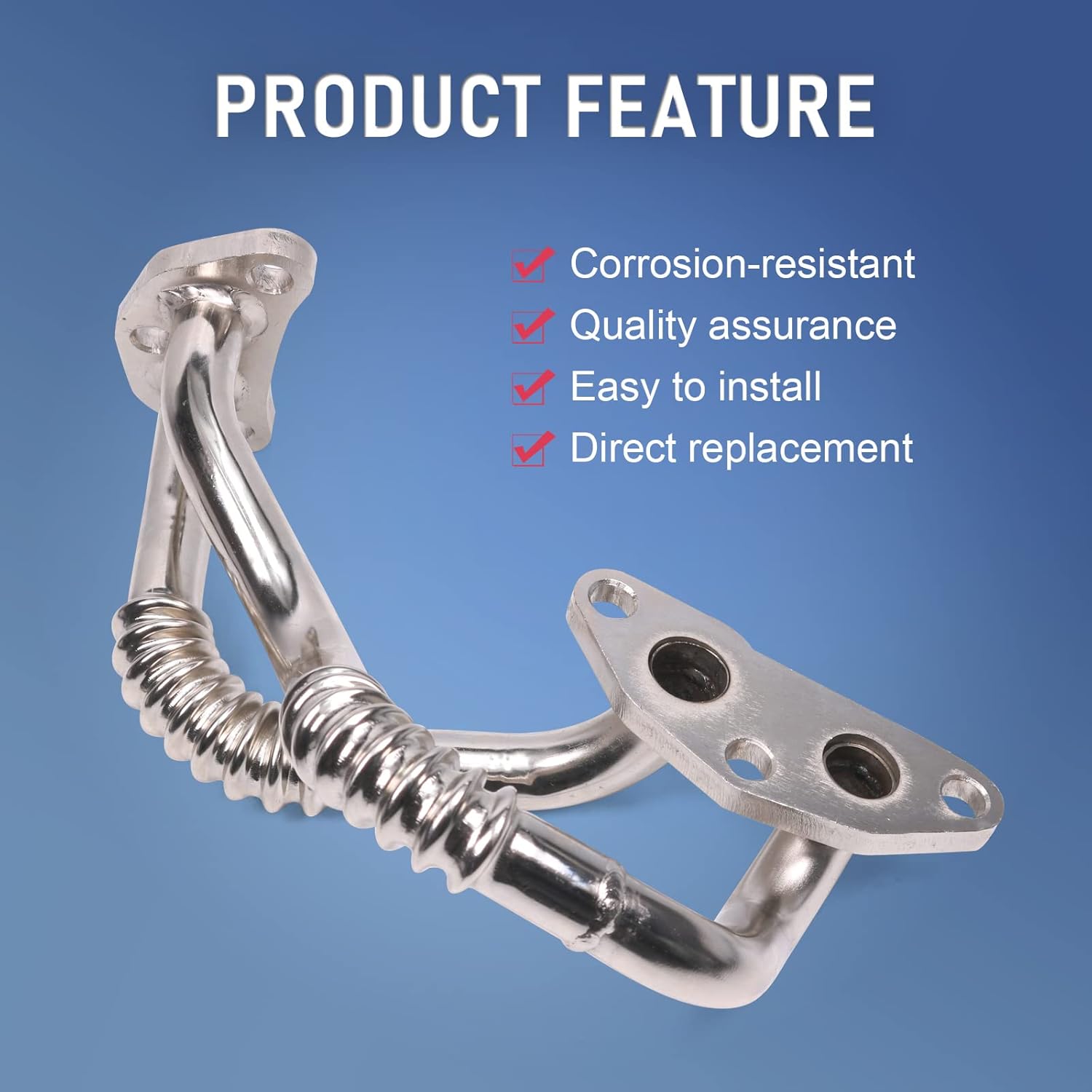 Buy DICMIC Engine Oil Cooler Hose Line Lower Pipe Assembly with Gasket