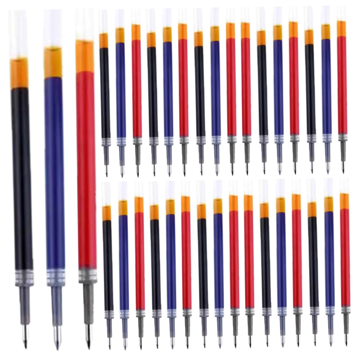Lurrose 450piezas Recambios Para Bolígrafos De Gel Reemplazos De Tinta Para Escritura Compatible Bolígrafos Retráctiles Para y