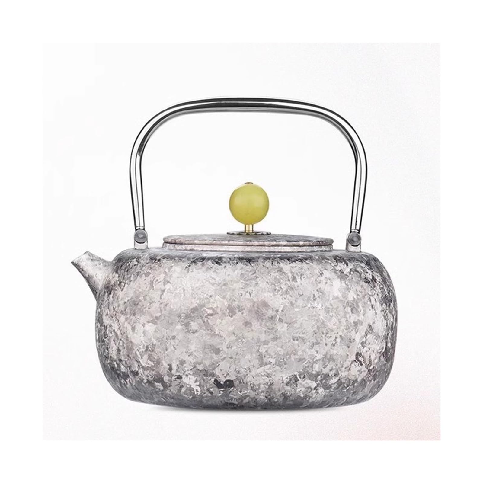 Teapot Pure Titanium Lifting Beam Pot Ice Crystal Style Boiling Water Pot Outdoor Camping and Brewing Tea Pot Portable for Home Use Tea Kettle