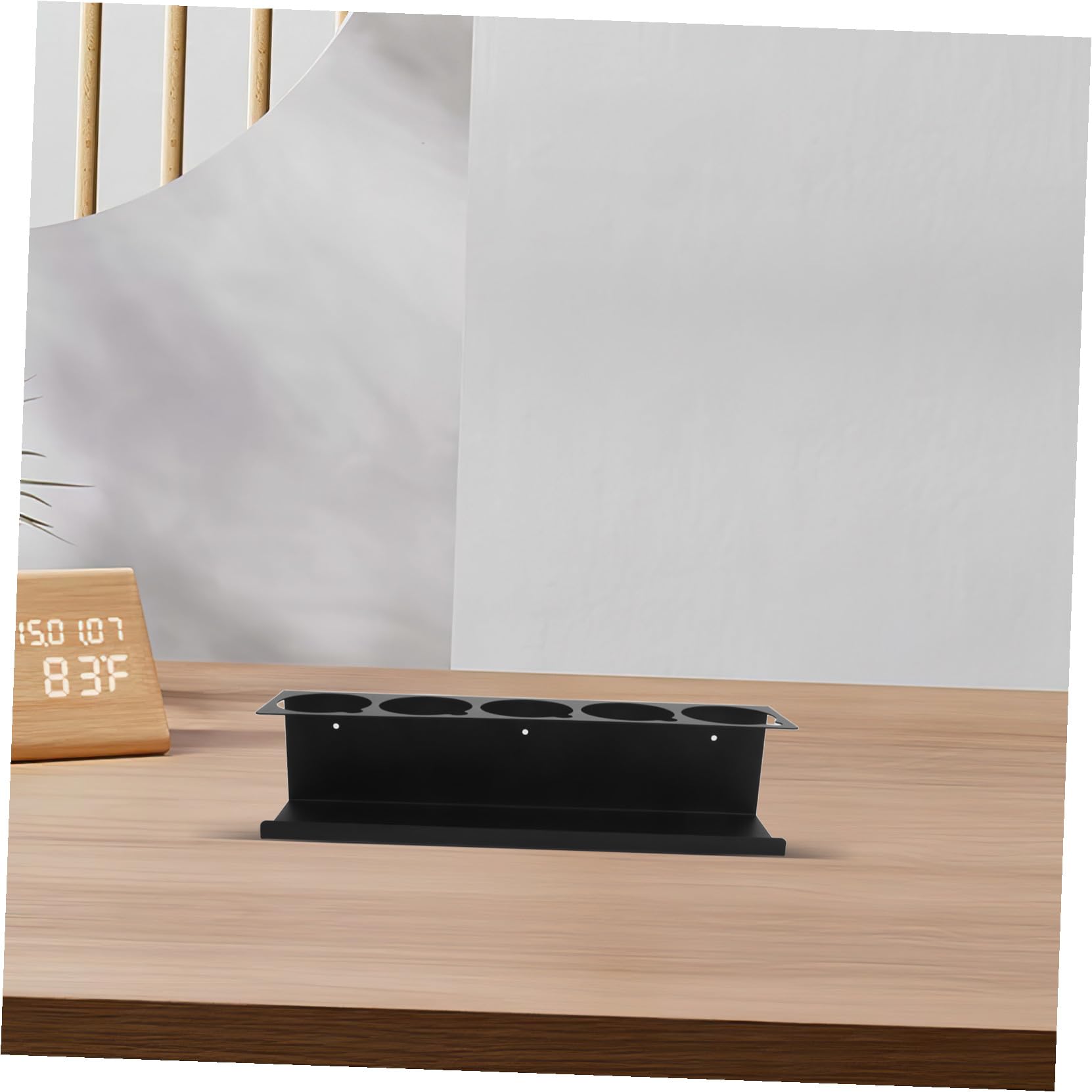 Soporte de pared de metal resistente para almacenamiento de garaje, organizador del hogar, estante de ahorro de espacio para herramientas, suministros y productos de limpieza