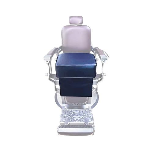 Miniatura 8 de Silla de peluquería para peluquería, resistente, 700 libras, para estilista, peluquero, belleza, tatuaje masaje (negro redondo)