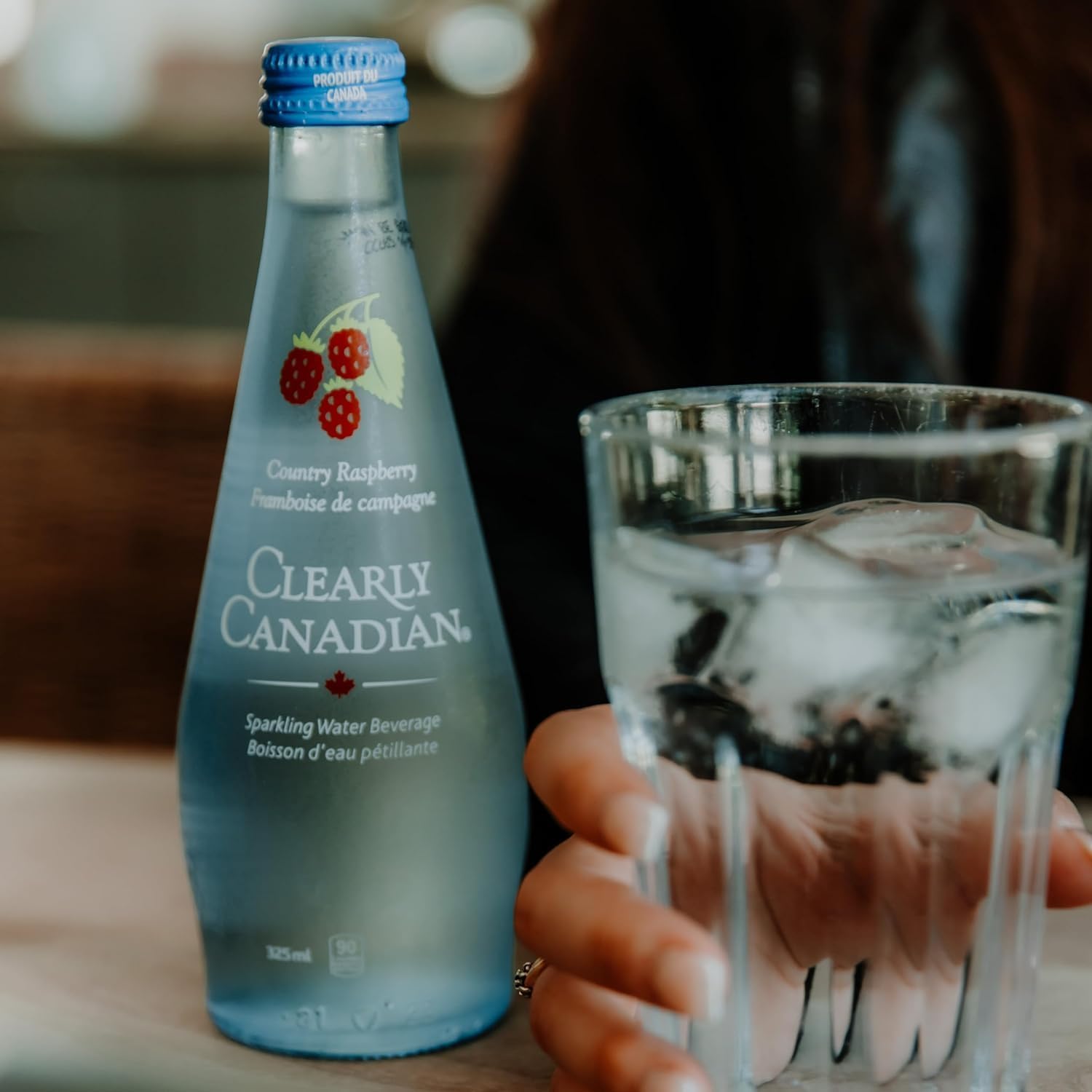 Clearly Canadian Country Raspberry Sparkling Water - 11 oz bottles (Pack of 2)