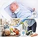 Audio Baby Monitor TimeFlys Mustang Panda, Both Unit Portable, Talk Back Intercom, Long Range up to 1000 ft, Temperature Monitoring and Warning, Lullabies, Vibration, LCD Display, Night Light