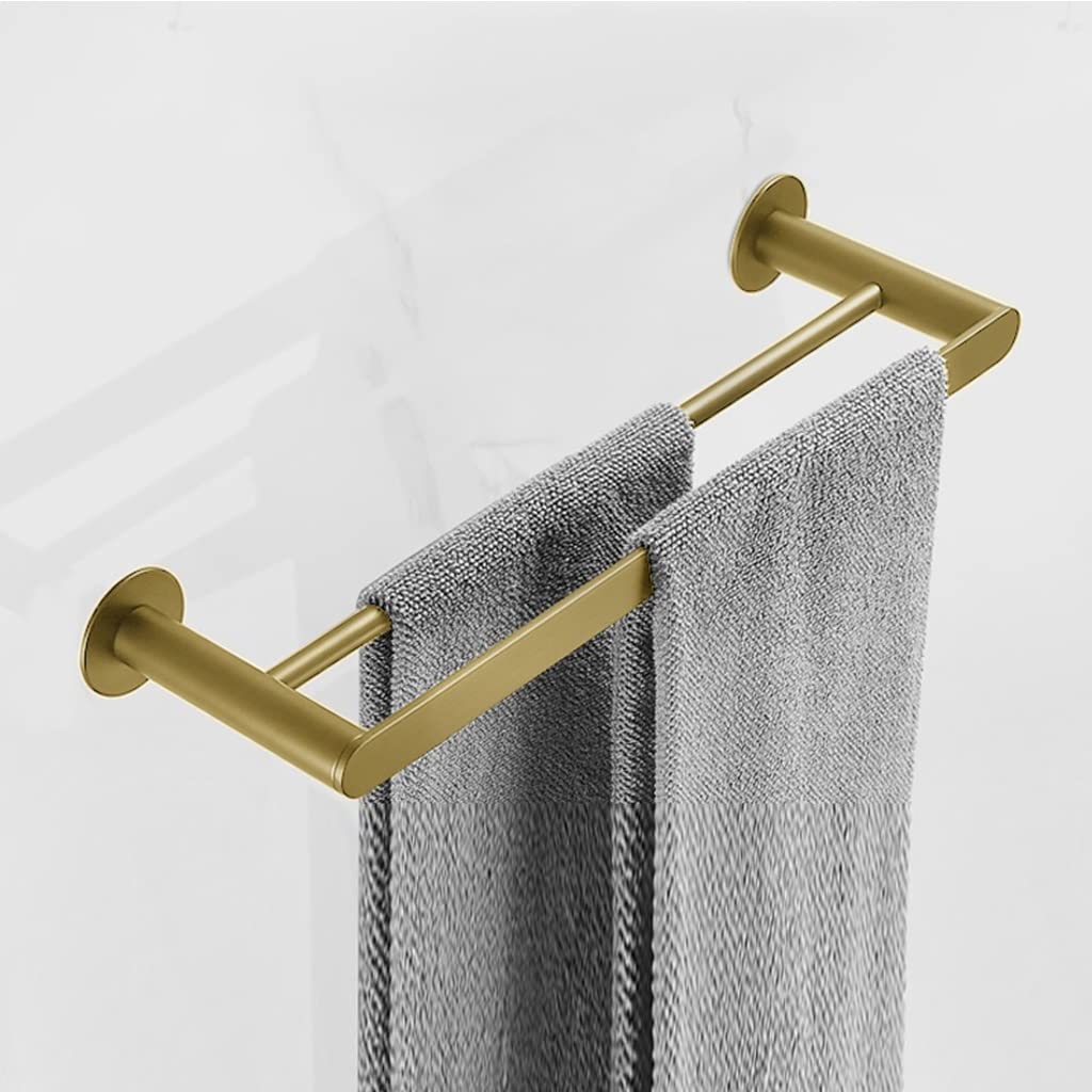 Porte-serviettes de bain en acier inoxydable contre la rouille et le désordre mural