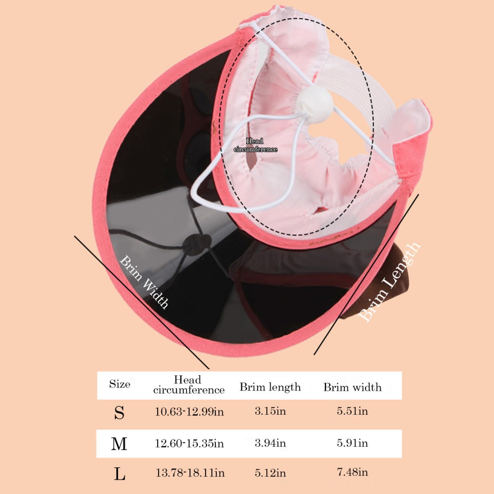 Pet Sun Visor Beach Cap Pet Hat for Cats and Dogs Sun Protection Cap with Adjustable Fit for Summer Outdoor Events and Birthday Celebrations (Green,M)