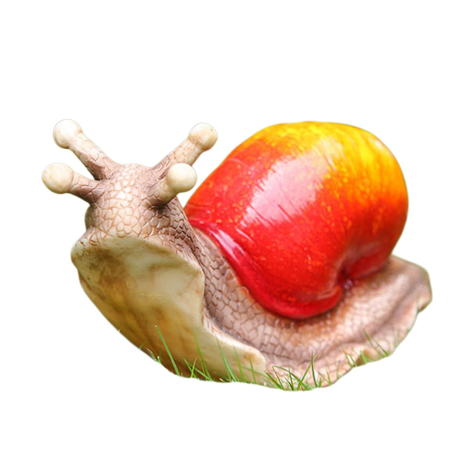 YXCQHZM Garden Statue, Outdoor Simulation Snail Statue for Garden Lawn Yard Art Decoration Gifts (A)