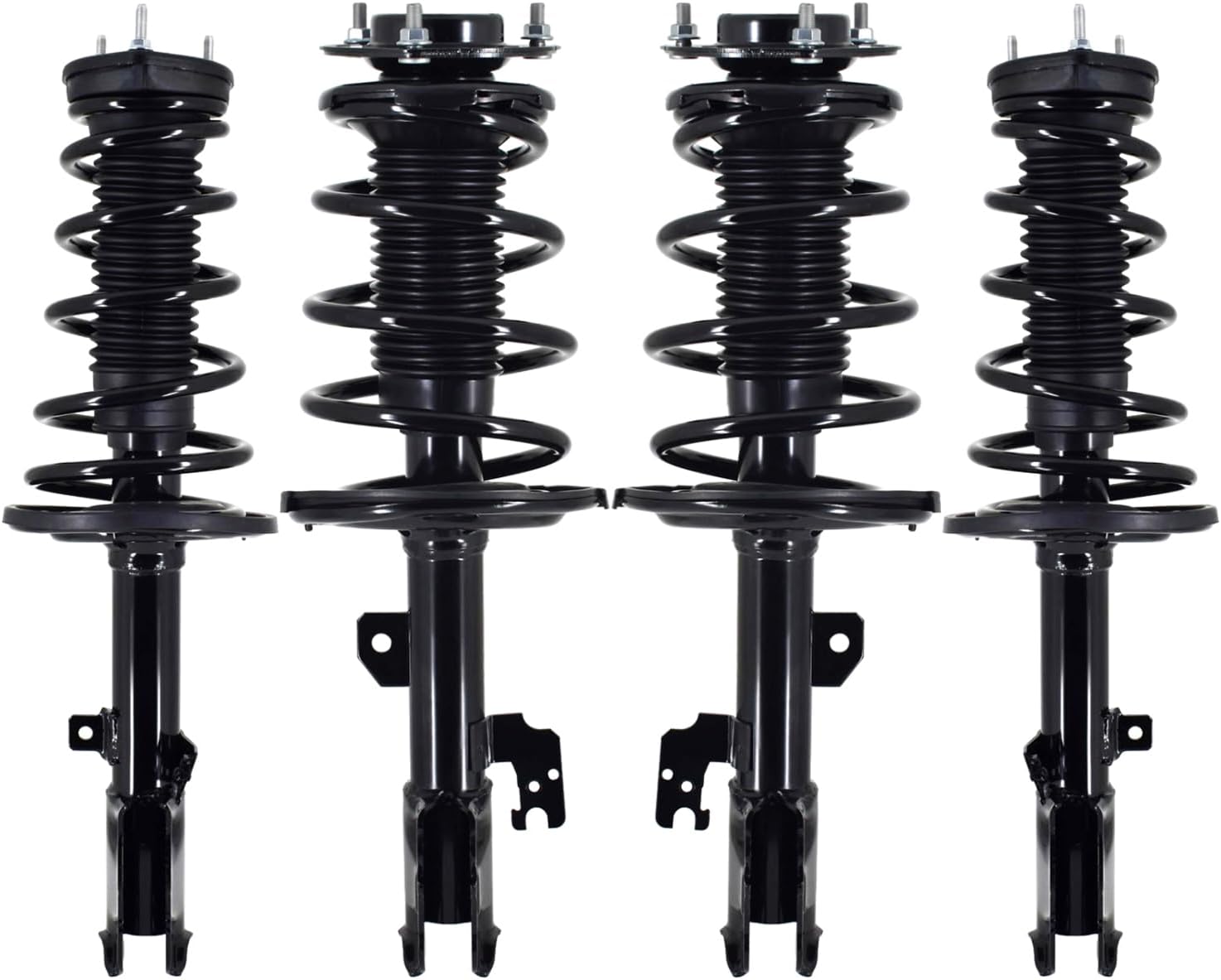 PM Auto Front-Rear Set of 4 Quick Complete Strut-Coil Spring For 2007-2009 Lexus ES350