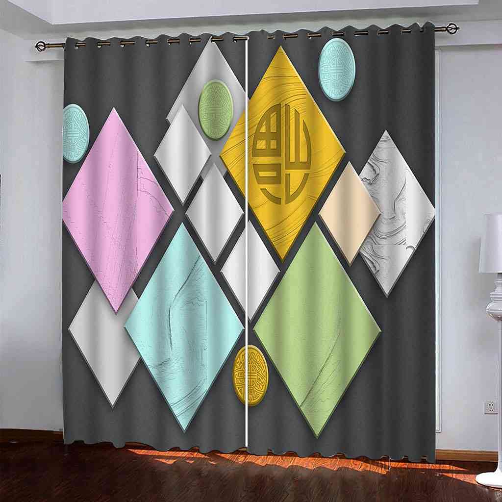 Rideaux lot de 2 occultants et phoniques pour fenêtre de cuisine