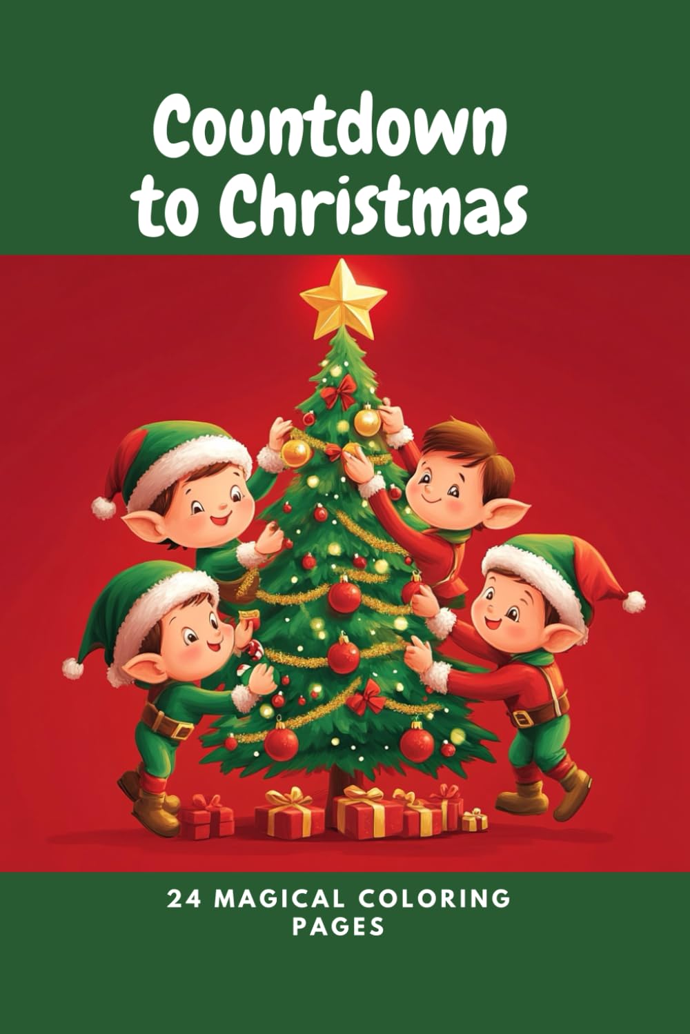 Countdown to Christmas: 24 Magical Coloring Pages