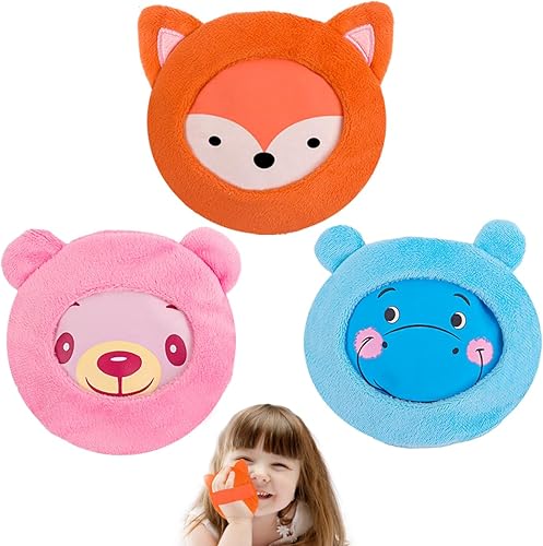 Miniatura 8 de Hilph Paquete de hielo para niños Boo Boos, bolsas de hielo reutilizables de animales pequeños para lesiones infantiles, pequeñas y redondas para