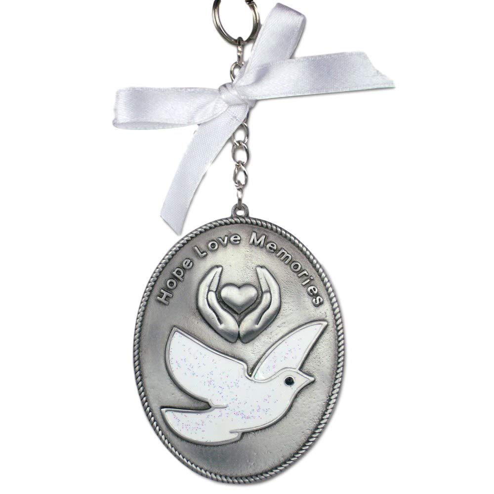 Colombe en étain Hope Love Memories, le cadeau de pendaison de crémaillère