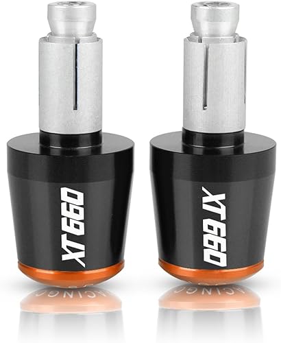 Motorcycle Motorcycle Handle Bar Ends Handlebar Grips Cap Anti Vibration Silder Plug for Yamaha XT660R XT660X XT660Z XT660 RXZ 2004-2017 Handle end