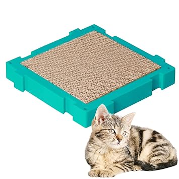 Homgeel Cat Scratcher Cardboard Scratching Pad Assembled for Indoor Cats 1 Piece