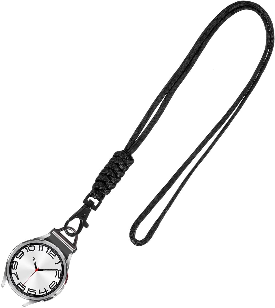 Necklace Compatible with Samsung Galaxy Watch 7 Band/FE 6 5 4 40mm 44mm/Galaxy watchs 6/4 Classic 47mm 43mm 46mm 42mm/Watch 5 pro 45mm Necklace Clip Pendent