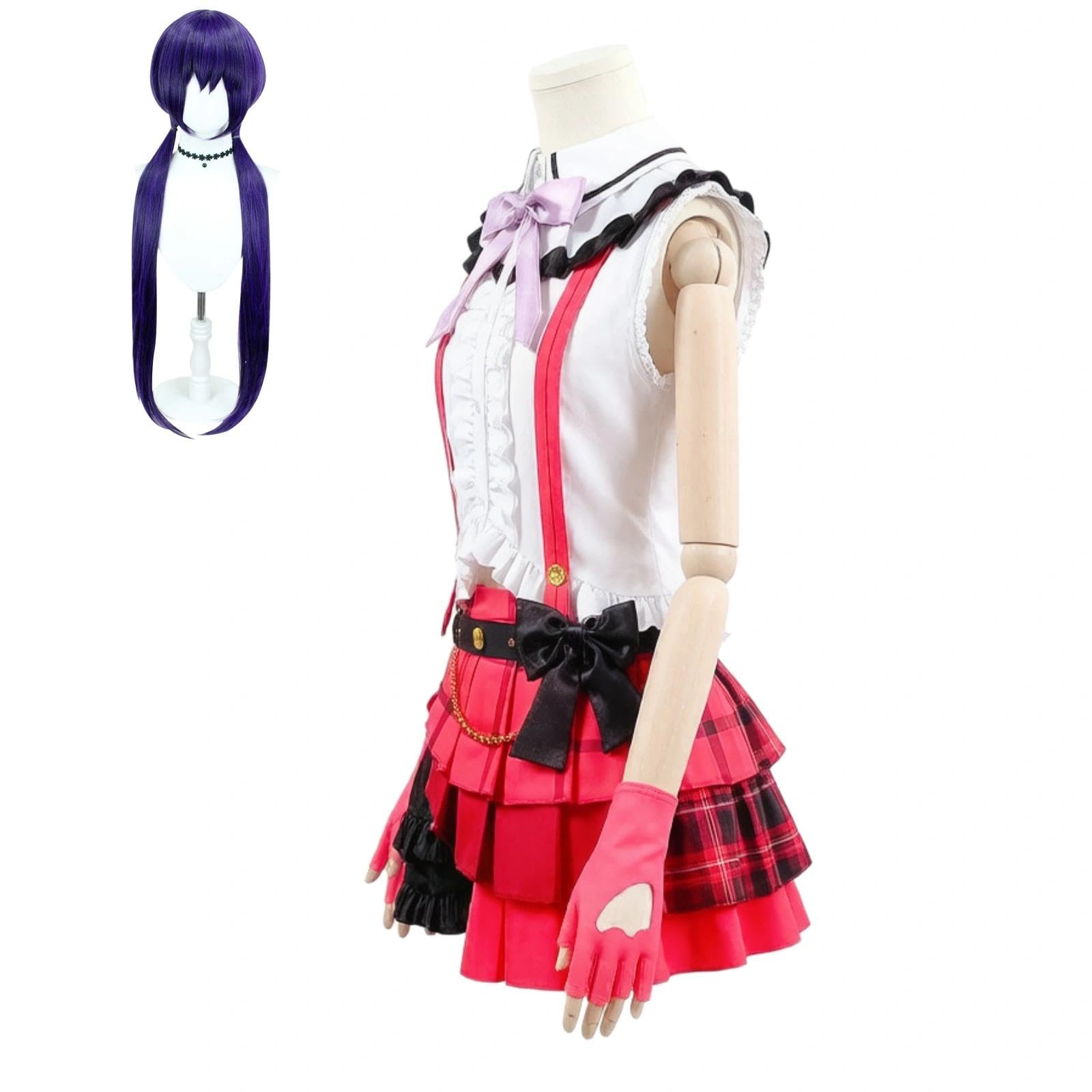 Halloween Kostüm für Erwachsene, Karneval Rollenspiel Cosplay Komplettset –Nozomi Tojo Stil