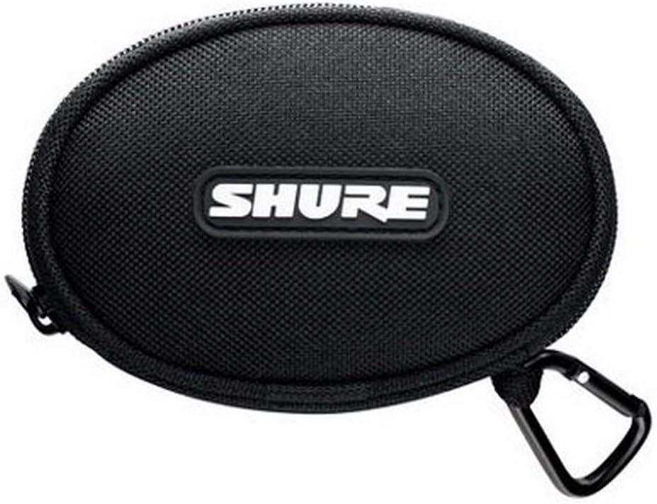 Shure EASCASE Soft Zippered Pouch for All Shure Earphones (Black)