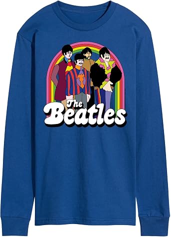 The Beatles - Rainbow Yellow Submarine Group - Mens Long Sleeve T-Shirt
