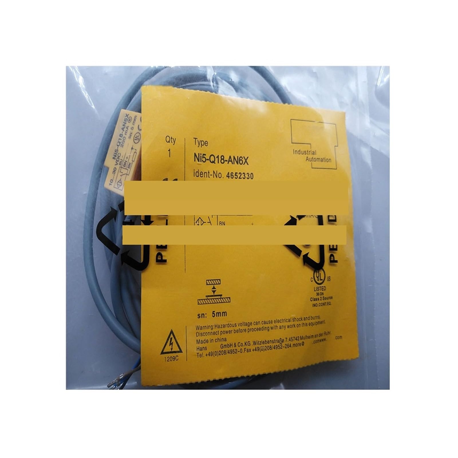 Capteur NI5-Q18-RP6X pour résoudre les pannes de positionnement machine