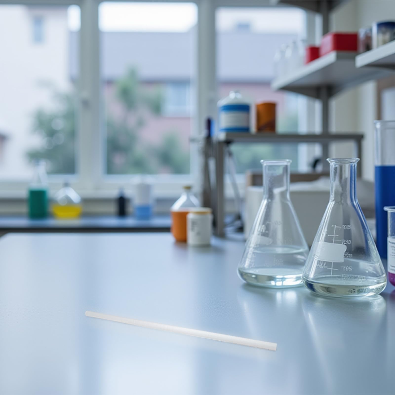Varilla Mezcladora de Cuarzo Alta Pureza para Laboratorio y Resistencia Térmica, Barra de Vidrio para Agitación Científica y Aplicaciones Industriales