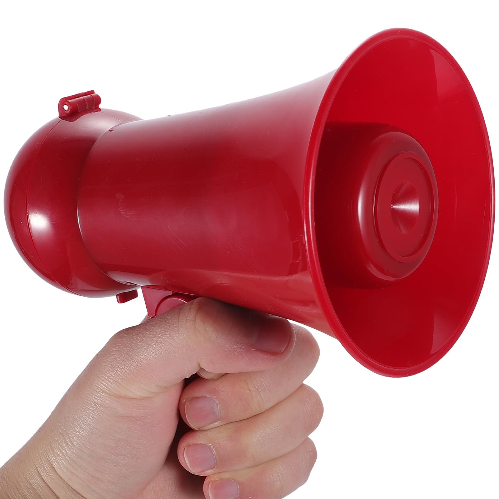 Veemoon Altavoz Megáfono Portátil Rojo Liviano con Control de Volumen y Correa de Mano para Eventos Deportivos y Fiestas