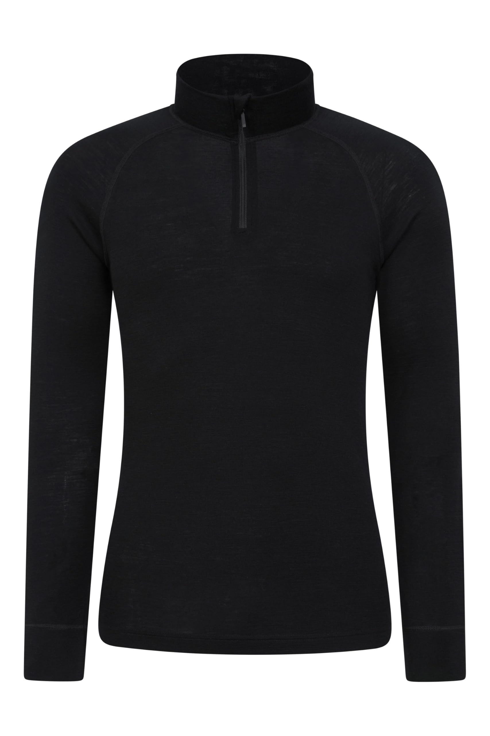 Mountain Warehouse Idris Forro Polar con Media Cremallera para Hombre - Suéter Ligero y Transpirable, Microfibra, Antibolitas - Acampada, Exteriores, Viajar y Senderismo