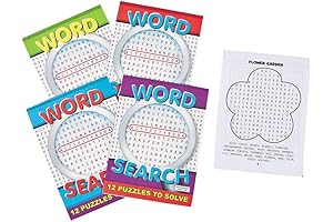 Large Print Word Search Activity Books (Bulk - 24 Pack)
