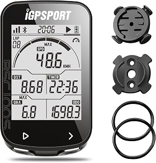 iGPSPORT BSC100S GPS Bike Computer: Wireless 2.6" LCD, 40H Battery, IPX7 Waterproof, Bluetooth/ANT+ Cycling Tracker