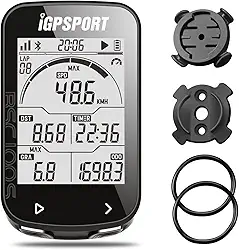 iGPSPORT BSC100S Ciclocomputador GPS, Bluetooth Tela de 2,6 Polegadas IPX7 à Prova d'água 40H de Vida útil da Bateria Computador de Bicicleta Sem Fio