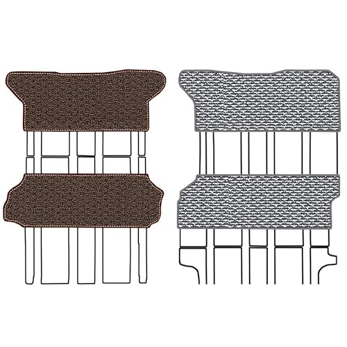 トヨタ ハイエース ファインテックツアラー 200系 後期 電動ドアのみ対応 ラグマット 2・3列目【クラシック】オーダーメイド 国産 カーマット フロアマット 互換品 (ロング(ミドルルーフ))