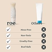 Vista 2 de Roe Wellness- Kids SPF 50 Brush On Mineral Sunscreen Powder EWG, Reef-Friendly, Easy to Apply for Kids, Babies & Parents