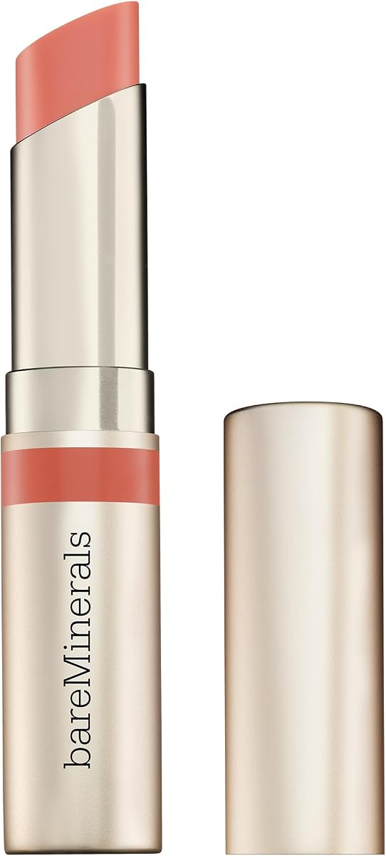 Bálsamo labial Dewy, brillo labial hidratante + bálsamo labial teñido híbrido, acabado brillante + hidratación las 24 horas, para labios suaves y tersos, no pegajoso, vegano