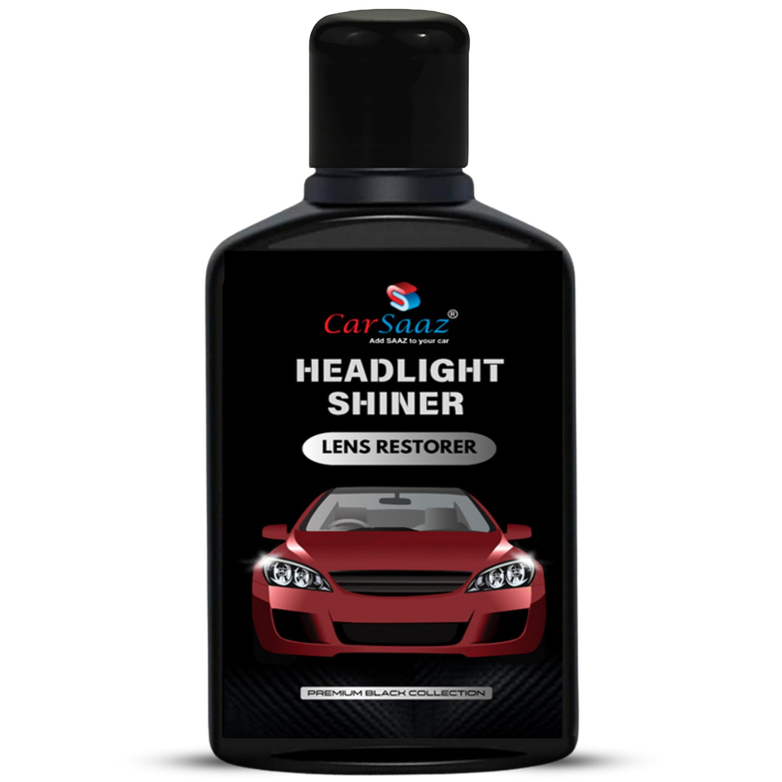 CAR SAAZ Automobiles Headlight Shiner | Headlight Lens Restorer for Car, Bikes and Automobiles (120 ml)
