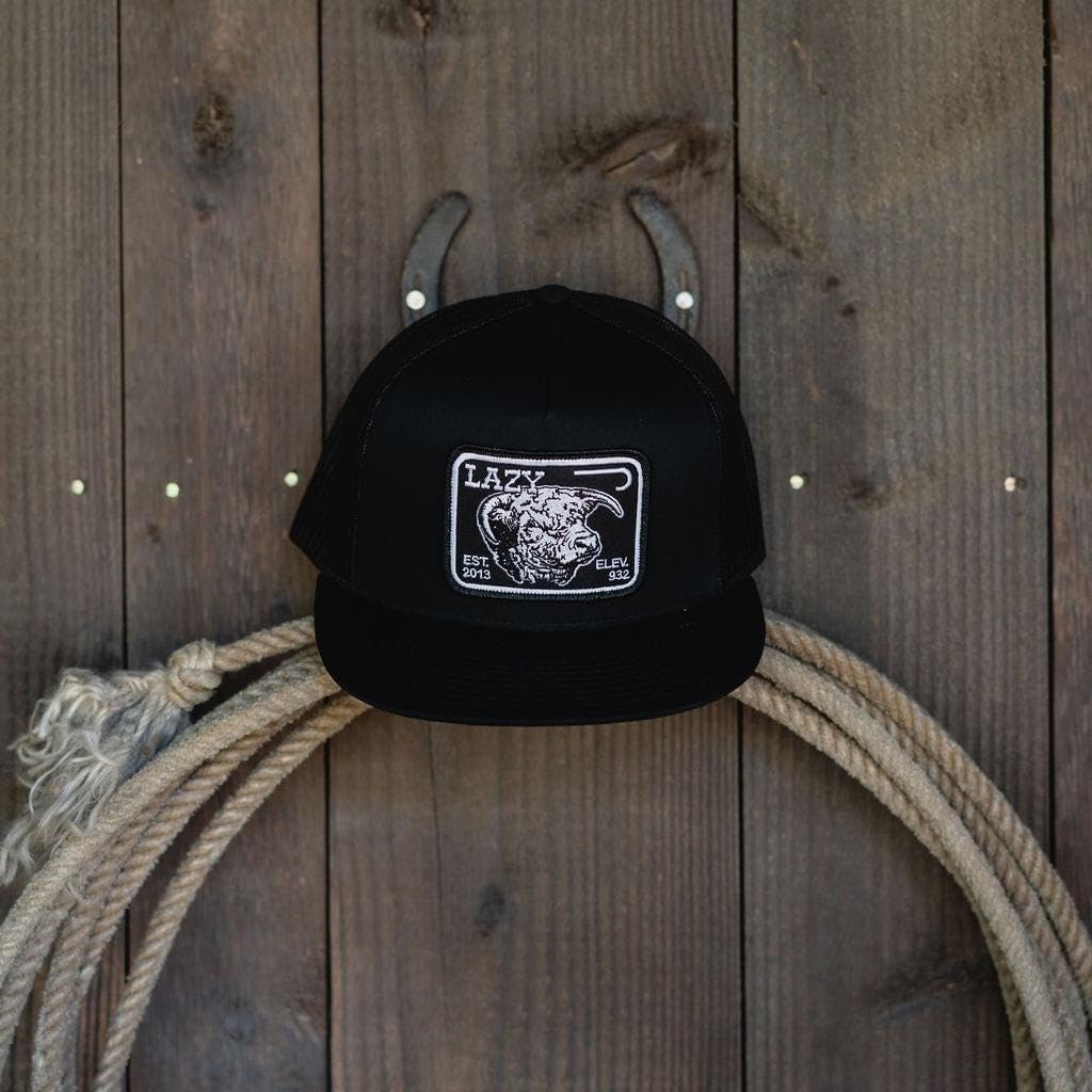 Lazy J Ranch Elevation Classic Five Panel Trucker Hat- Adjustable Unisex Country Hats - Image 5