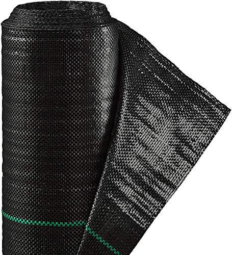Ossian Weed Control Sheet – Strong 1m x 50m Durable Heavy Duty Breathable Fabric Garden Growth Prevention Barrier Membrane Cover for Decking Paving Path Patio Landscape Driveway Ground