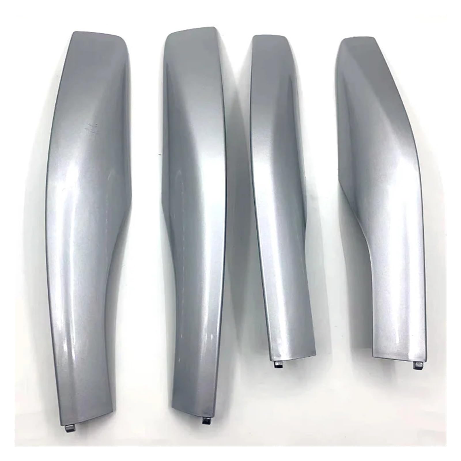 ROOF LUGGAGE RACK COVER,Fit FOR LEXUS, RX270 RX350 RX450h 63491-48050 Silver Roof Bar Rail End Shell Replace PACK GUARD zakończenie relingu dachowego(Back and forth 4pcs)