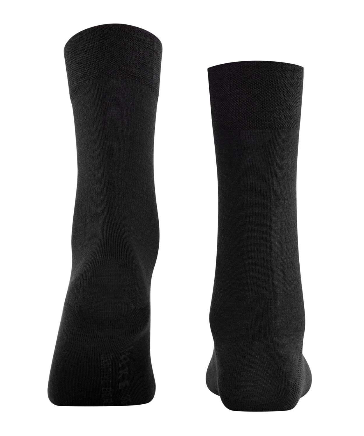 FALKE Kobiety Skarpety Sensitive Berlin W So wełna bawełna bezuciskowe 1 Para, Czarny Black 3000, 39-42