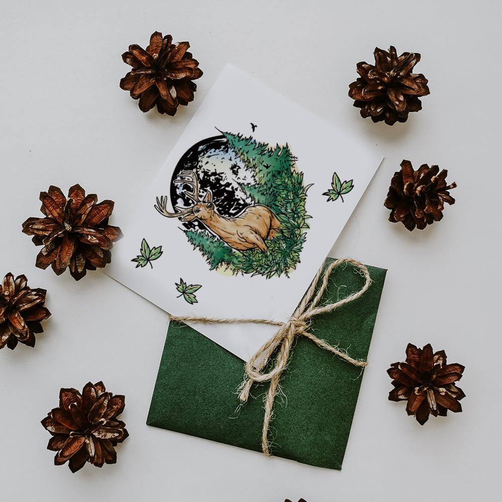 GLOBLELAND Timbri Trasparenti In Silicone Con Animali Del Bosco - Set Fustelle Per Scrapbooking E Biglietti Fai Da Te