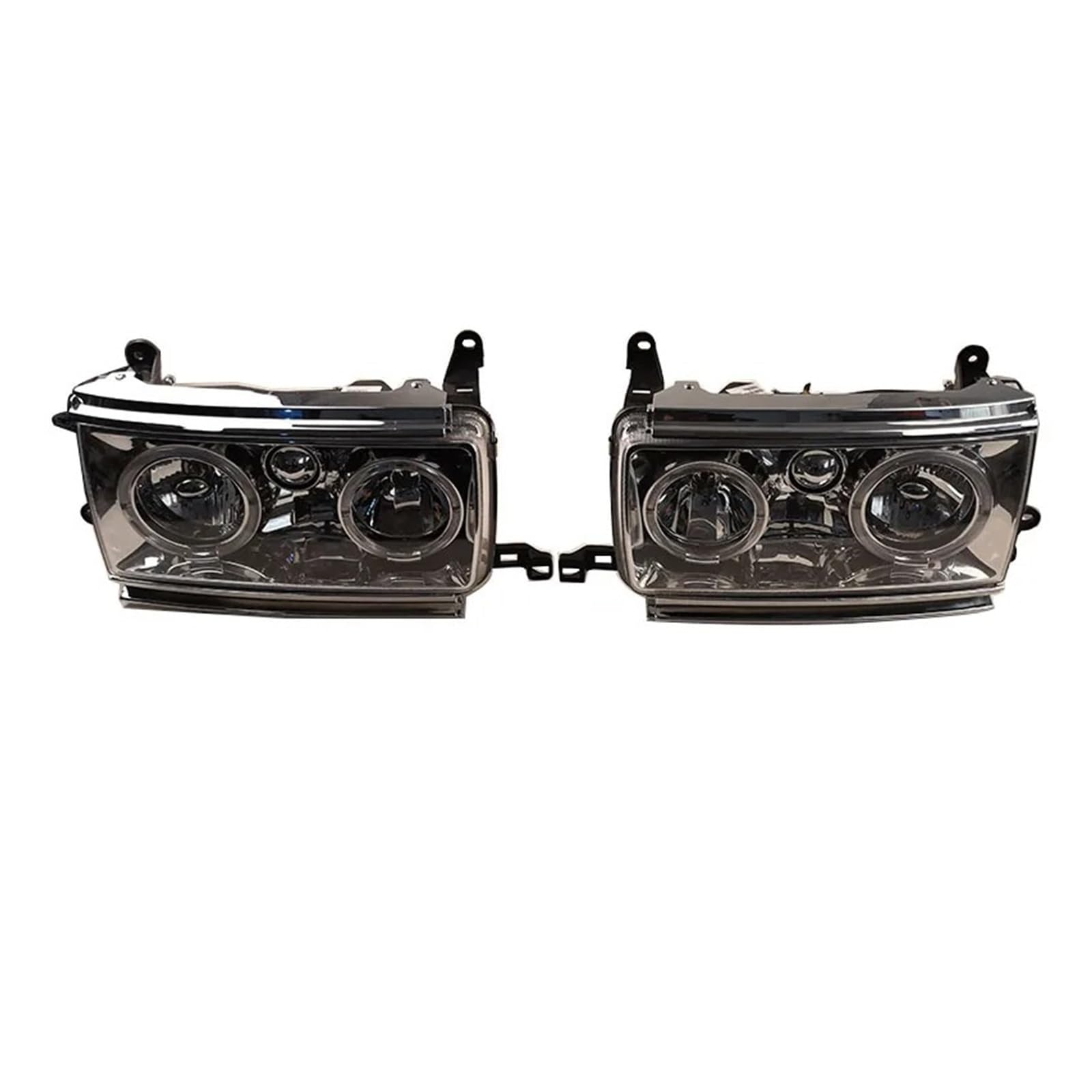 ESPYN Fanale Proiettore Per Toyota Per LAND Per CRUISER LC80 FJ80 HDJ80 Una Coppia Di Fari Anteriori 1991 1992 1993 1994 1995 1996 1997 Lenti A LED Per Fari Auto Faro Principal