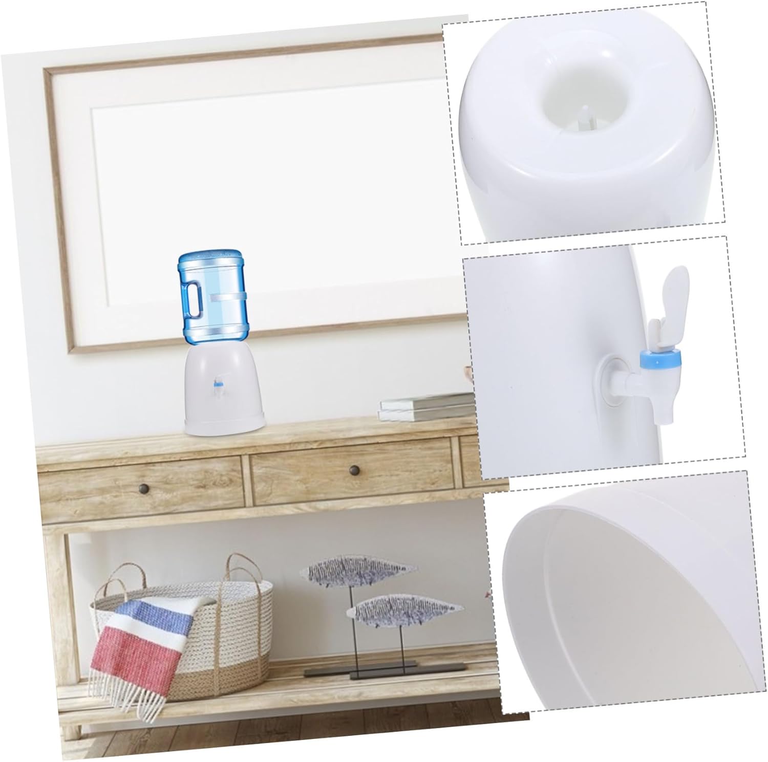 Mini Water Dispenser Office Water Dispenser for Makeup Small Bucket Handle