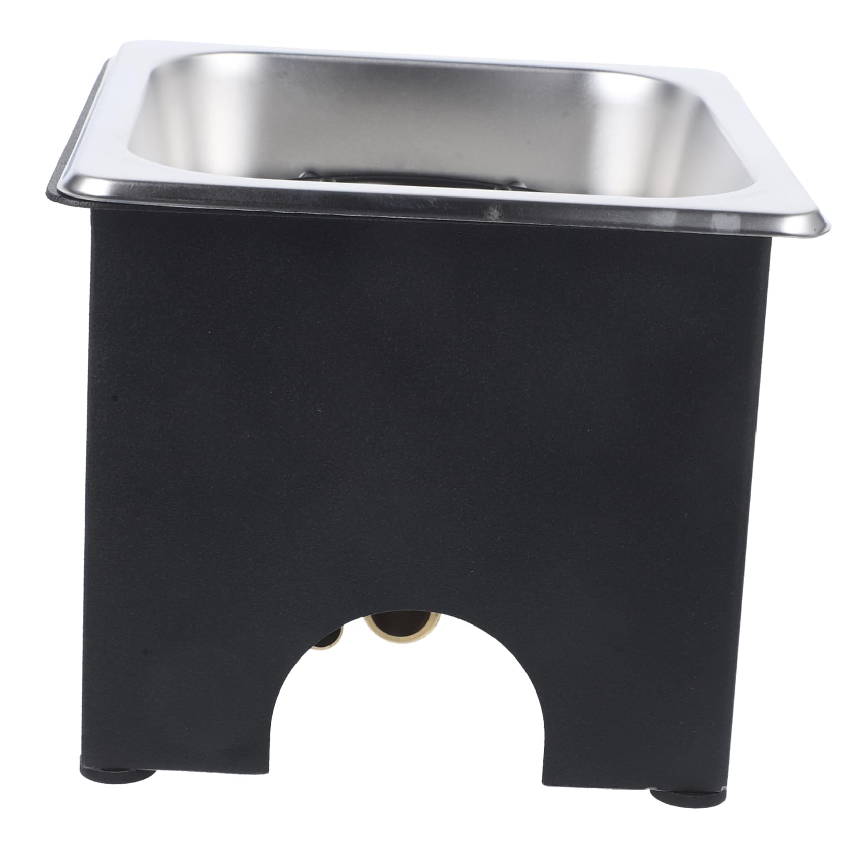 Lavabicchieri in Acciaio Inox, Set 1, per Bar e Casa | Risciacquo per Tazze e Bottiglie, Silicone Incluso, Installazione da Lavandino, Uso Professionale