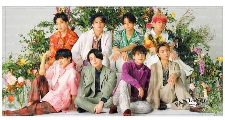 Amazon.co.jp: FANTASTICS FANFANHOP 受注販売 バスタオル 全員