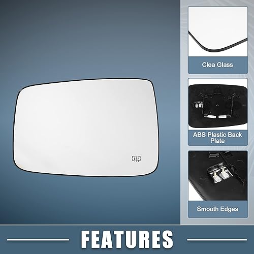 Miniatura 3 de Espejo calefactable 68050298AA 68079362AA con placa de respaldo izquierdo del lado del conductor, espejo exterior del coche para Dodge para Ram 1500