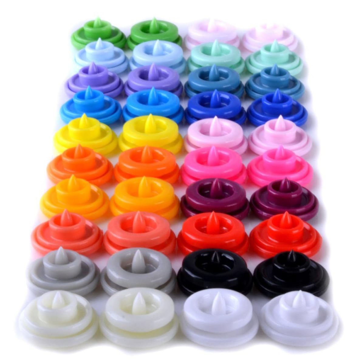 Kit de Alicates para Sujetadores 300 Botones de Plástico T5 en 20 Colores, Duradero y Fácil de Usar para Costura y Proyectos DIY