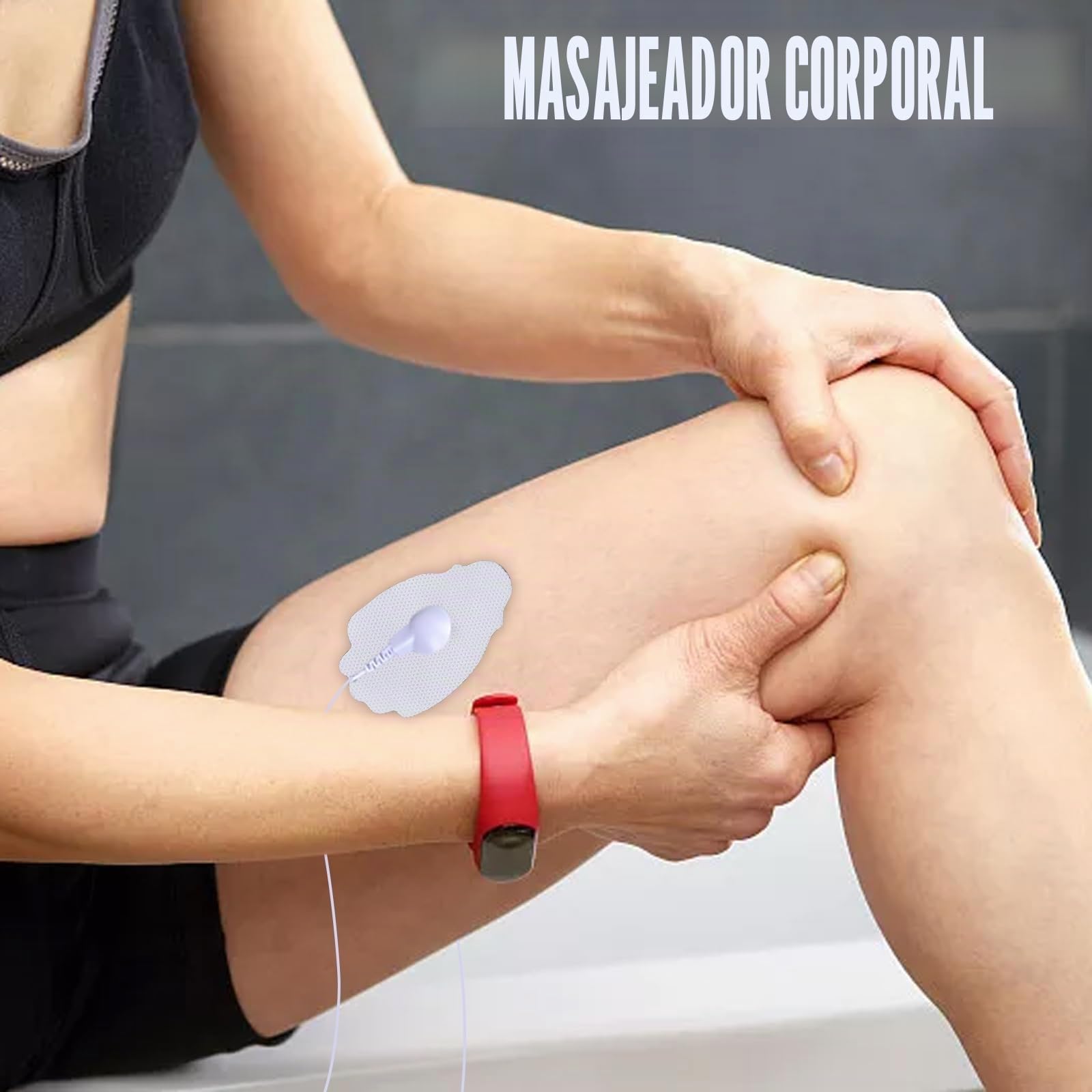 TENS Dispositivo de 16 modos, dispositivo de alimentación recargable contra el dolor, 16 programas de entrenamiento, 20 niveles de intensidad, 2 canales, almohadillas electrodos premium, dispositivo