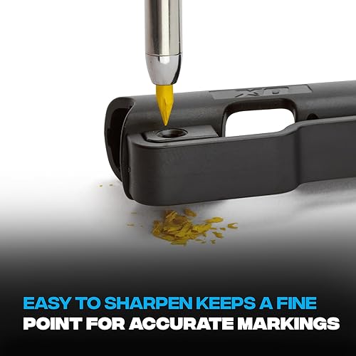 Miniatura 7 de OX Tools Tuff OX-P503202 - Paquete de 10 minas de repuesto con plomo rojo, amarillo y grafito, 0.110 in, OX-P503202