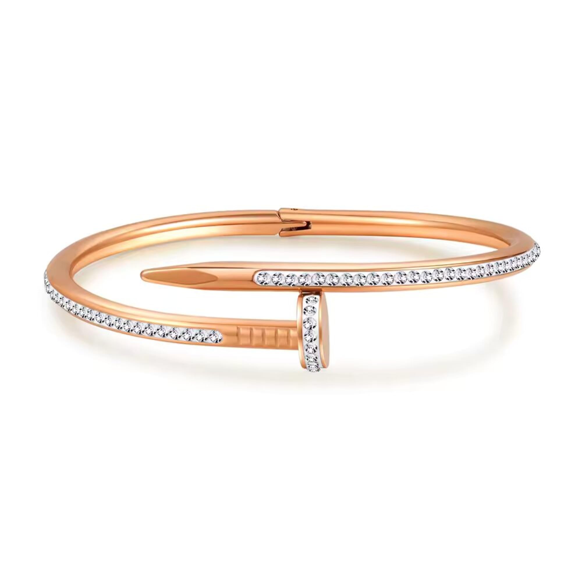 Fashion FrillGirls Bracelet Exclusive Gold Colour AD Added Bracelet For Girls Stainless Steel Gold Plated Hand Bracelet For Girls Women